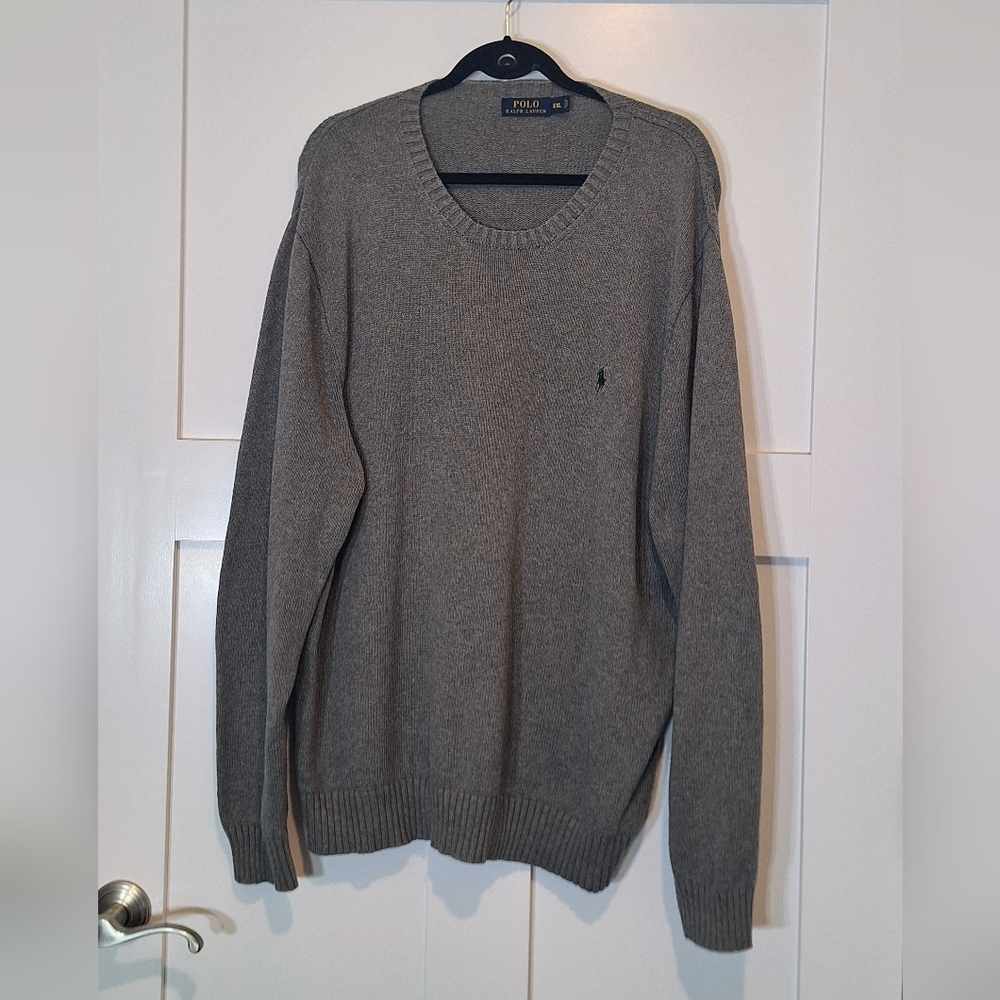 Polo Ralph Lauren Pullover Crewneck Cotton Sweater Green Size XXL Classic